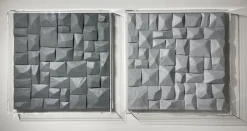 Pamono Sculptural Block Wall Hangings, 2021, Plaster, Set of 2> Wall Decor