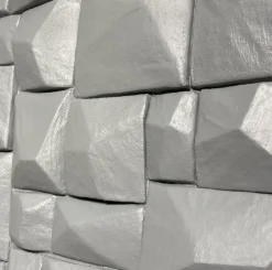 Pamono Sculptural Block Wall Hangings, 2021, Plaster, Set of 2><noscript><img width=