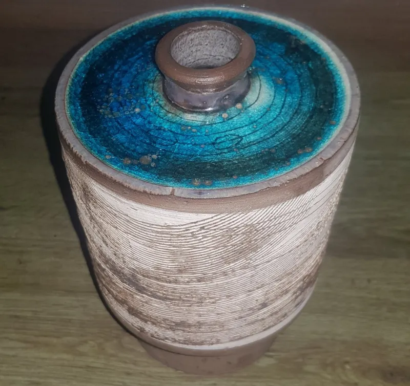 Online Pamono Sculptural Ceramic Vase by Gerhard Dölz, 1960s