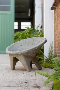 Pamono Sculptural Concrete Chair, Italy