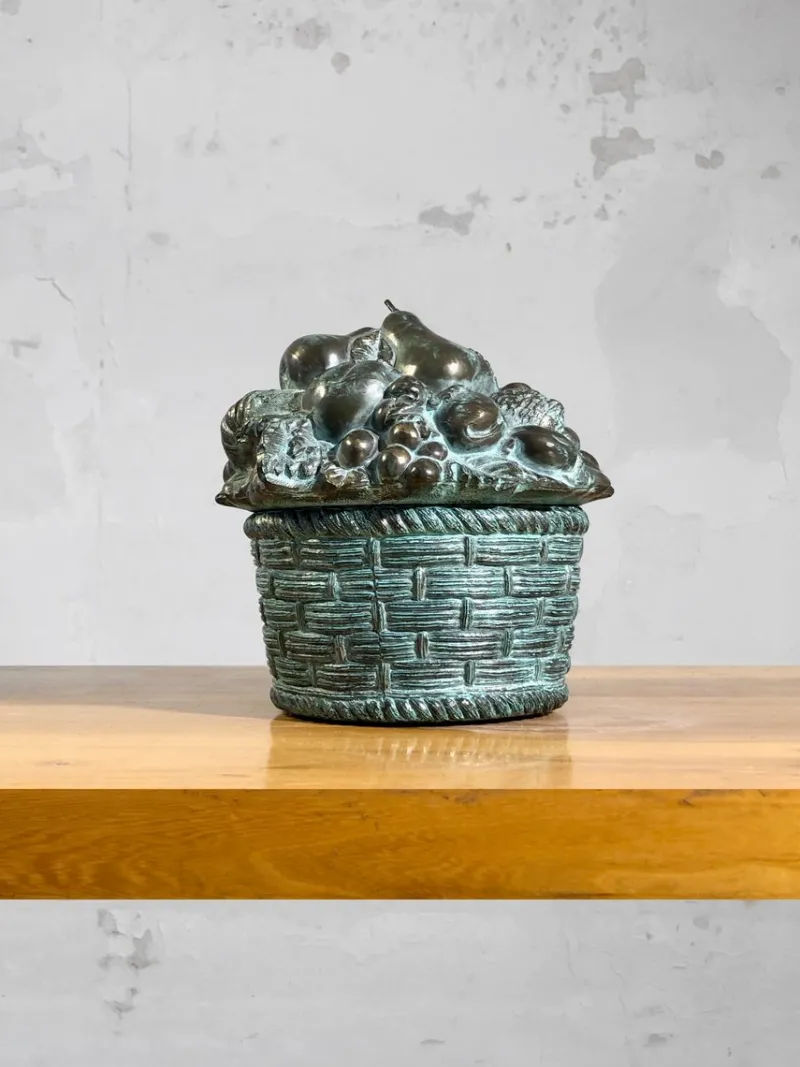 Pamono Sculptural Gilt Bronze Ice Bucket by Mauro Manetti, Italy, 1970s> Ice Buckets & Wine Coolers