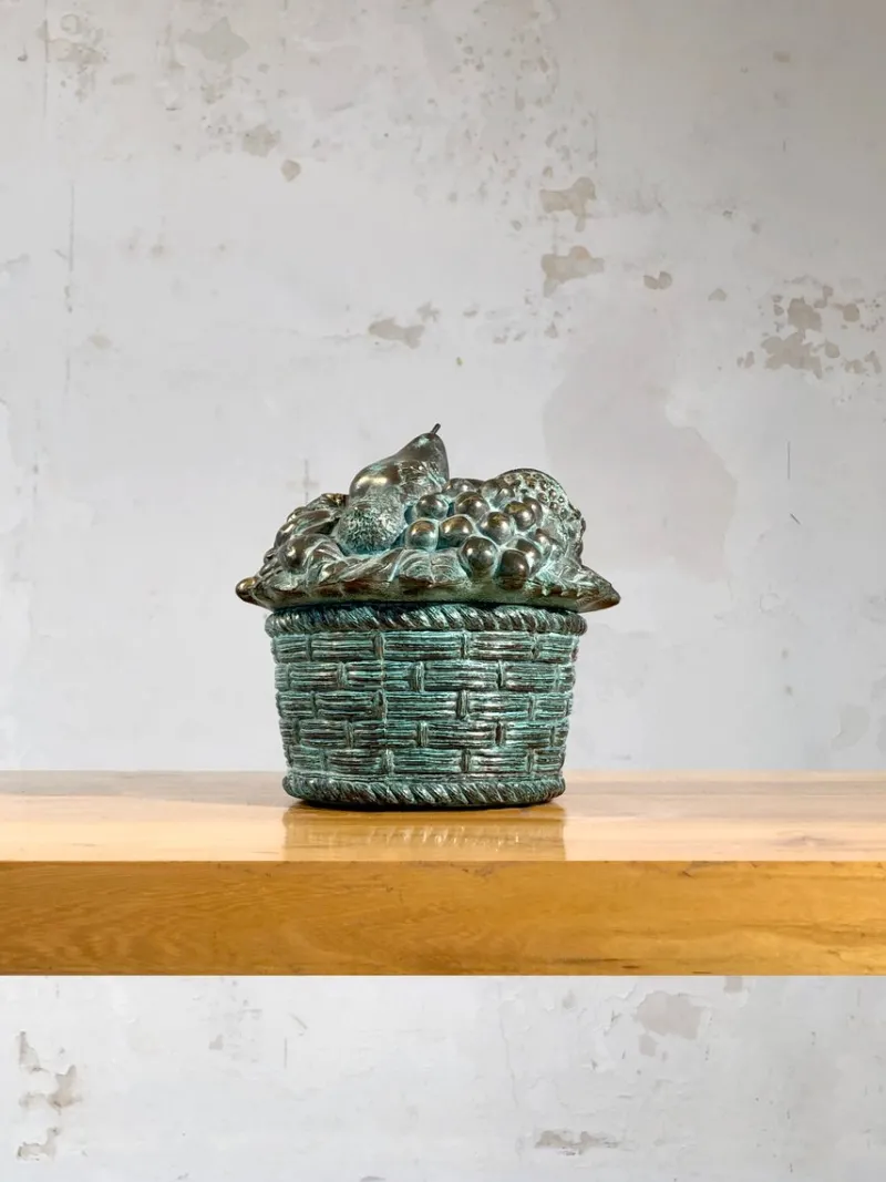 Pamono Sculptural Gilt Bronze Ice Bucket by Mauro Manetti, Italy, 1970s> Ice Buckets & Wine Coolers
