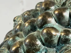 Pamono Sculptural Gilt Bronze Ice Bucket by Mauro Manetti, Italy, 1970s><noscript><img width=