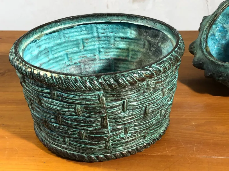Pamono Sculptural Gilt Bronze Ice Bucket by Mauro Manetti, Italy, 1970s> Ice Buckets & Wine Coolers