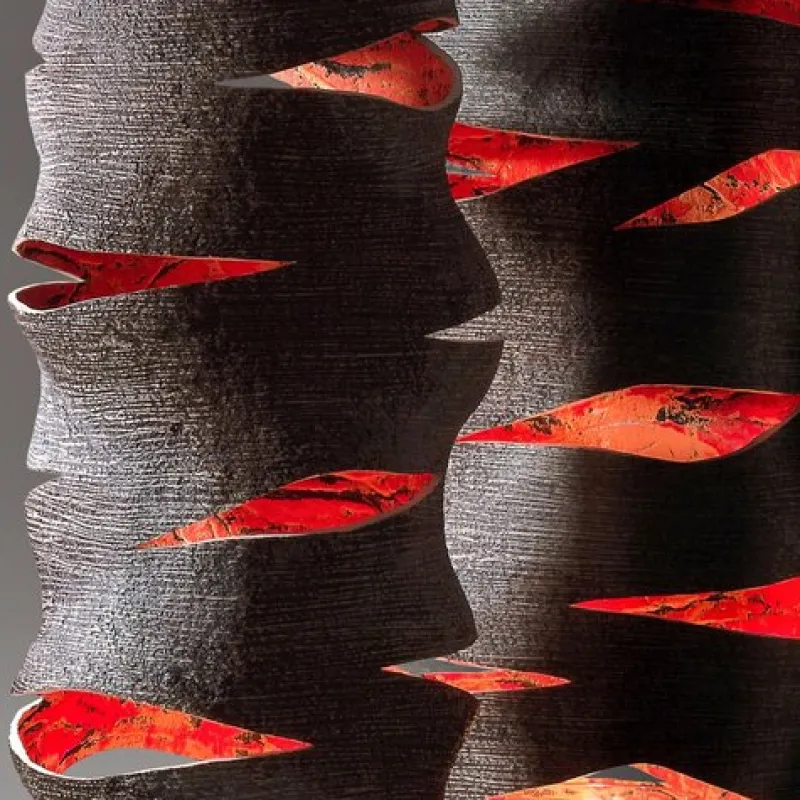 New Pamono Sculptural High Lantern Vase by Donatas Zukauskas