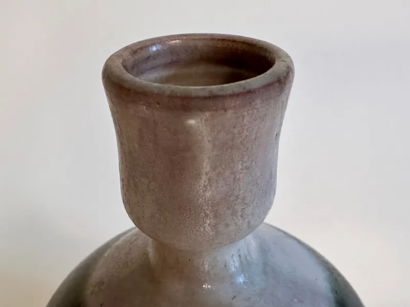 Pamono Sculptural Layer-Glazed Studio Ceramic Art Vase by Cornelsen Kindermann, Germany, 1960s> Vases
