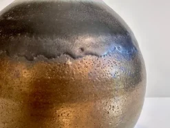 Pamono Sculptural Layer-Glazed Studio Ceramic Art Vase by Cornelsen Kindermann, Germany, 1960s><noscript><img width=