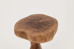 Hot Pamono Sculptural Side Table in Walnut by Logniture