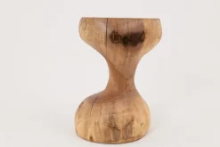 Pamono Sculptural Side Table in Walnut by Logniture><noscript><img width=