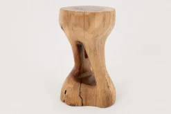 Pamono Sculptural Side Table in Walnut by Logniture> Tables