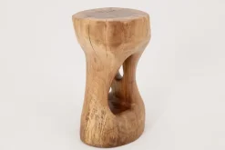Pamono Sculptural Side Table in Walnut by Logniture><noscript><img width=