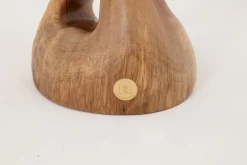 Pamono Sculptural Side Table in Walnut by Logniture><noscript><img width=