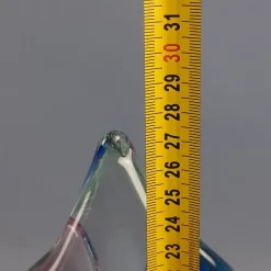 Pamono Sculptural Sommerso Murano Glass Vase by Archimede Seguso for Flavio Poli, 1960s