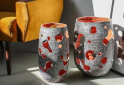 Pamono Sculptural Wide Lantern Vase by Donatas Zukauskas><noscript><img width=