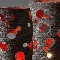Pamono Sculptural Wide Lantern Vase by Donatas Zukauskas><noscript><img width=