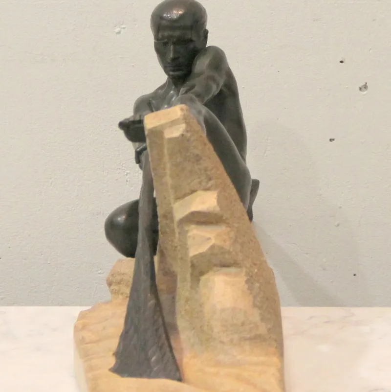 New Pamono Sculpture by Max Le Verrier, 1940s