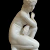 Clearance Pamono Sculpture of Crouching Venus, 20th Century, Marble