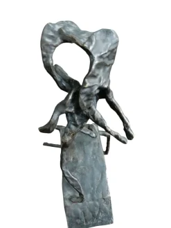 Clearance Pamono Sculpture of Wrestlers, 1970s, Bronze