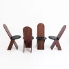 Pamono SD57 Chairs attributed to Marco Zanuso for Poggi, Italy, 1970s, Set of 4> Side Chairs & Dining Chairs