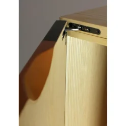 Online Pamono Seasons Bedside Table in Metal and Leather by Oscar Maschera