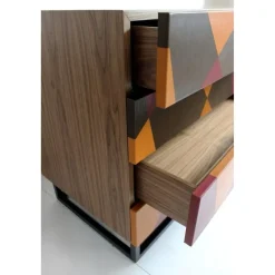 Pamono Seasons Chest of Drawers in Laminated Wood by Oscar Maschera><noscript><img width=