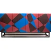 Pamono Seasons Mobile Sideboard in Laminated Wood and Metal and Leather by Oscar Maschera> Storage