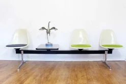 Clearance Pamono 3-Seat Bench by Charles & Ray Eames for Vitra, 1970s