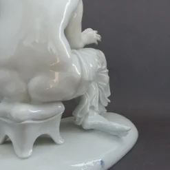 Hot Pamono Seated Figure Sculpture by Mauritius Pfeiffer for Schwarzburger Werkstätten, 1920s