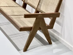 Best Pamono 3-Seater Bench Sofa by Pierre Jeanneret, India, 1956
