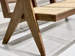 Best Pamono 3-Seater Bench Sofa by Pierre Jeanneret, India, 1956