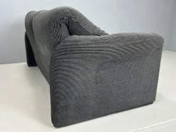 Pamono 2-Seater Sofa and Lounge Chair for Cassina attributed to Vico Magistretti for Cassina, 1970s, Set of 2><noscript><img width=