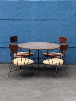 Pamono Seating Group by Richard McCarthy for Selrite, USA, 1950s, Set of 5> Garden Seating