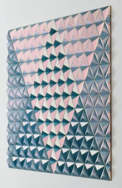 Pamono Sebastian Welzel, Cis-3 Topographie Wall Sculpture, Cardboard & Spray Paint><noscript><img width=