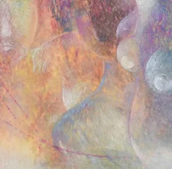 Pamono Sebastiano Sanguigni, Nude Figures Abstraction, Oil Painting, 2000s><noscript><img width=