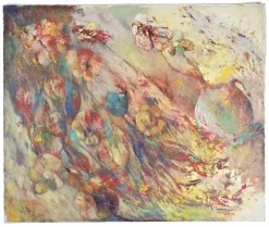 Pamono Sebastiano Sanguigni, Still Life Abstraction, Oil Painting, 2000s> Abstraction