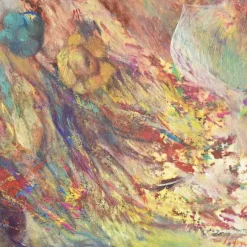 Pamono Sebastiano Sanguigni, Still Life Abstraction, Oil Painting, 2000s><noscript><img width=