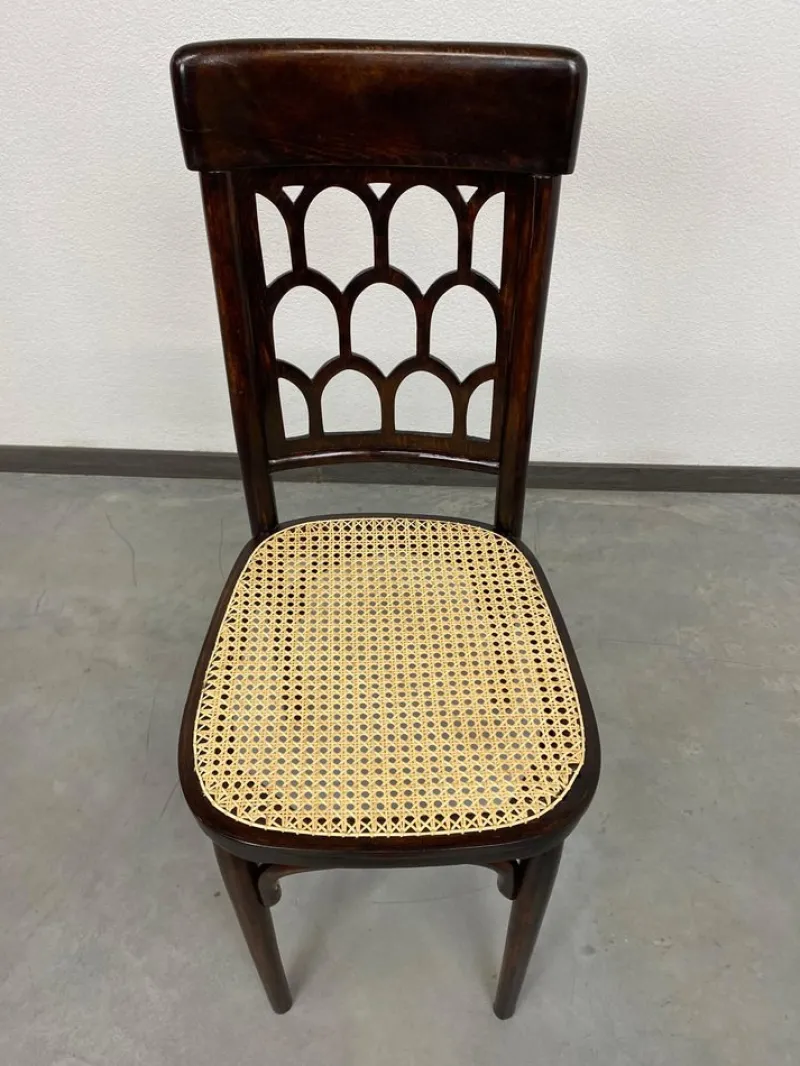Pamono Secession Beehive Chair attributed to Koloman Moser for J&J Kohn, 1890s> Side Chairs & Dining Chairs