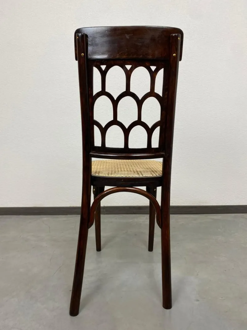 Pamono Secession Beehive Chair attributed to Koloman Moser for J&J Kohn, 1890s> Side Chairs & Dining Chairs