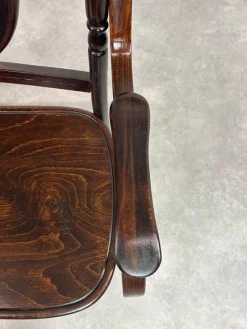 Hot Pamono Secession Bentwood Bench from Thonet, 1890s
