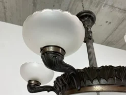 Discount Pamono Secession Bronze Chandelier, 1920s