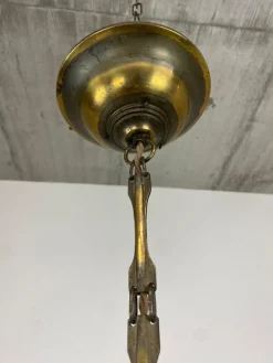 Pamono Secession Hanging Lamp attributed Josef Hoffmann, 1890s><noscript><img width=