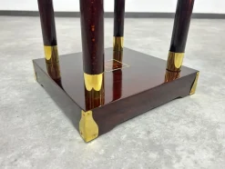 Pamono Secession Mahogany Pedestal, 1890s><noscript><img width=