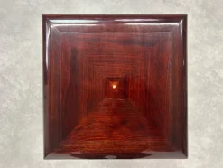 Pamono Secession Mahogany Pedestal, 1890s><noscript><img width=