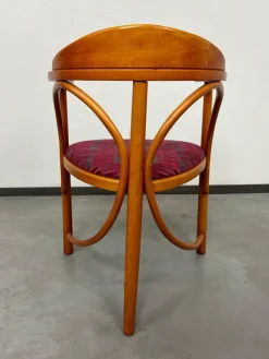 Pamono Secession No. 81 Tripod Chairs attributed to Thonet, 1930s, Set of 2