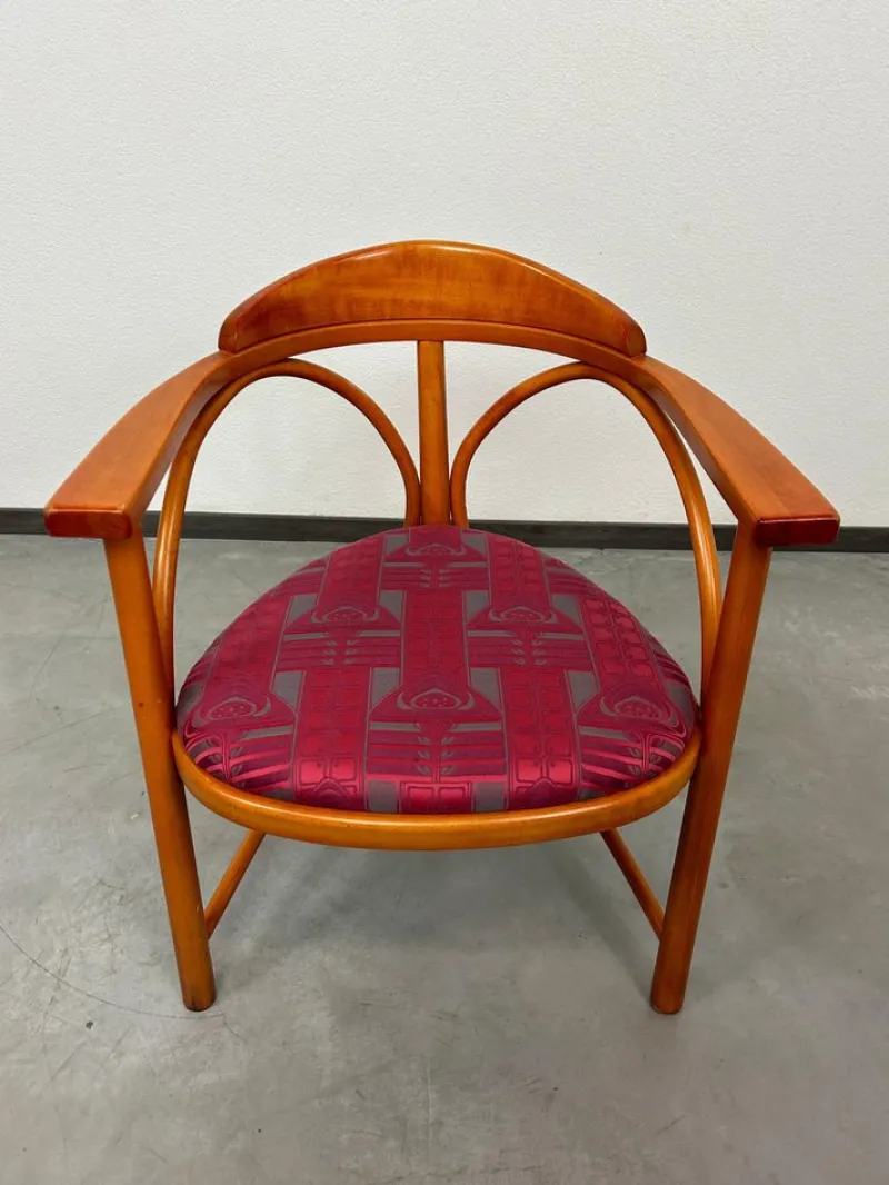 Pamono Secession No. 81 Tripod Chairs attributed to Thonet, 1930s, Set of 2