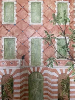 Pamono Second Empire Red Brick Doll House by Eric Lansdown><noscript><img width=