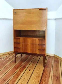 Pamono Secretaire attributed to Frantisek Mezulanik for Up Závody, Former Czechoslovakia, 1960s><noscript><img width=