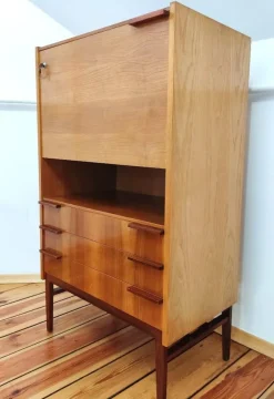 Pamono Secretaire attributed to Frantisek Mezulanik for Up Závody, Former Czechoslovakia, 1960s><noscript><img width=
