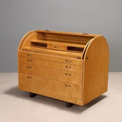 Pamono Secretaire with Drawers by Giovanni Offredi for Saporiti Italia, 1970s><noscript><img width=