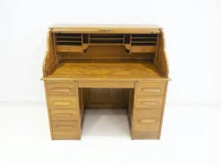 Pamono Secretary Desk in Oak><noscript><img width=